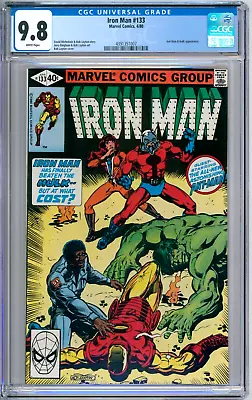 Buy Iron Man 133 CGC Graded 9.8 NM/MT White Marvel Comics 1980 • 79.94£