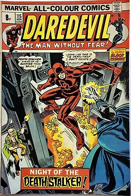 Buy Daredevil #115 Death Stalker App W/Advert For Hulk #181 1st Wolverine Marvel • 69.95£
