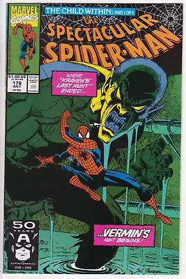 Buy The Spectacular Spider-Man #178, Marvel Comics 1991 VF/NM 9.0 1st Dr Kafka • 15.81£