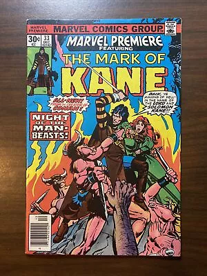 Buy Marvel Premiere 33 Mark Of Kane Newsstand VF 8.0 • 4.35£
