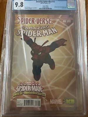 Buy Amazing Spider-Man #12 CGC 1:10 Ultimate Spiderman Web Warriors Wamester Cover • 55.19£