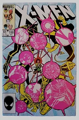 Buy Uncanny X-men # 188.  Vol.one Series. N.mint. Dec.1984. Claremont & Romita Jr • 2.99£