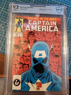 Buy Captain America 333 Marvel Comic CBCS 9.2 ST5-26 1st John Walker As Cap America • 47.46£