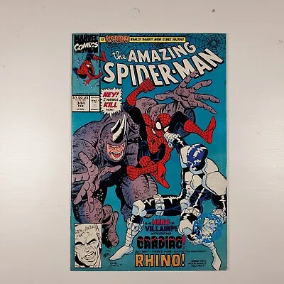 Buy Amazing Spider-Man #344 (1991, Marvel) Key Issue 1st Appearance Of Cletus Kasady • 15.77£