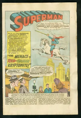 Buy Action Comics #275-origin Supergirl-superman Brainiacs P • 20.26£