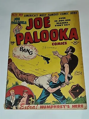 Buy Joe Palooka Comics #15 Vg (4.0) December 1947 1st App Humphrey Harvey Comics • 89.99£