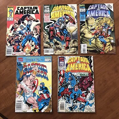 Buy 5 Comics Captain America: #335 #432 #432, Annual #11(Part 1 Citizen Kang) #133 • 7.12£