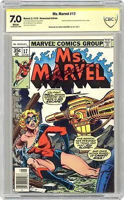 Buy Ms. Marvel #17 CBCS 7.0 Newsstand SS Chris Claremont 1978 18-089E087-060 • 83.95£