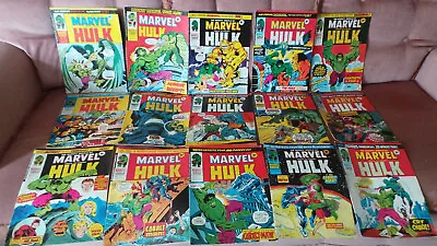 Buy The Mighty World Of Marvel # 171 - 185 Marvel UK Weekly 1976 Complete 15 Issues • 30£
