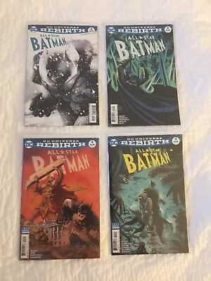 Buy ALL-STAR BATMAN - DC Comics 2016/2017 - 4 X Variant Comic Lot - NM/NM+(9.6) • 3.99£