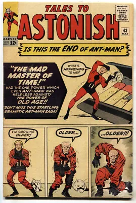 Buy TALES TO ASTONISH #43--comic Book--ANT-MAN--DITKO ART--VG • 88.27£