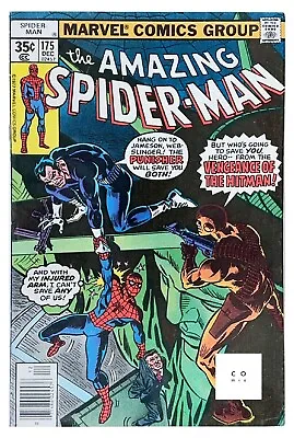 Buy Amazing Spider-Man #175 Marvel Comics 1977 Spiderman (cent, Newsstand) VF/VF+ 🔑 • 29.99£