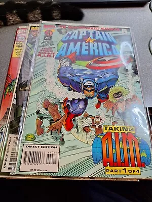 Buy Marvel Comics Captain America Issues 435, 436, 440 VF/NM /9-124 • 6.34£