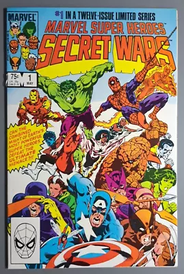 Buy Marvel Super Heroes Secret Wars #1 Blue Galactus Error Marvel 1984 High Grade • 31.14£