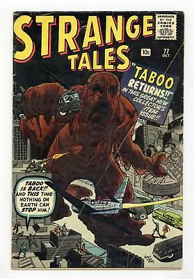 Buy Strange Tales #77 GD/VG 3.0 1960 • 79.06£