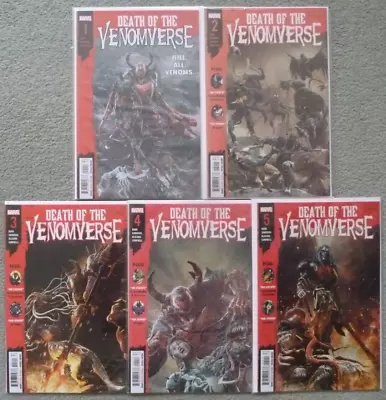 Buy Death Of The Venomverse #1-5 Set..bunn/sandoval..marvel 2023 1st Print..nm.2,3,4 • 29.99£