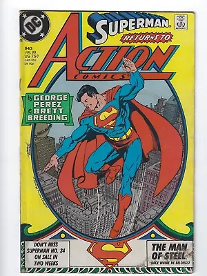 Buy DC Comics Action Comics #643 (July 1989) • 4.25£