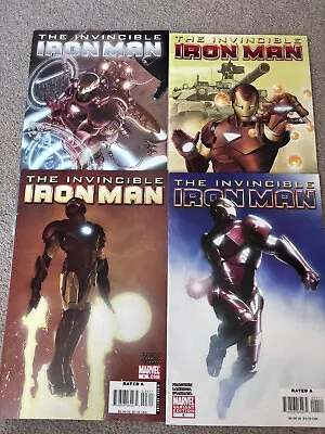 Buy Invincible Ironman 1-4 4x Marvel Comics Bundle  • 5£
