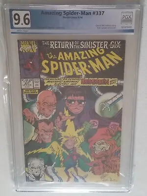 Buy Amazing Spider-Man #337  NOT CGC PGX 9.6 NM+ Larsen Sinister Six White Pages  • 47.31£