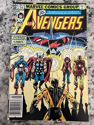 Buy Avengers #217 Vol. 1 (Marvel, 1982) High-grade • 9.26£
