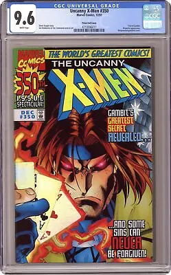 Buy Uncanny X-Men #350A Deluxe Hologram CGC 9.6 1997 4219596011 • 91.03£