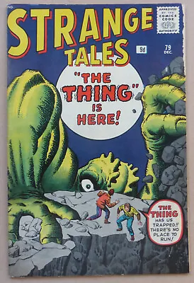 Buy Strange Tales #79,  Dr Strange  Prototype & Great Steve Ditko, Jack Kirby Art!! • 425£