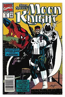 Buy Marc Spector: Moon Knight #21 : NM :  Number One With A Bullet  : Spider-Man • 6.95£