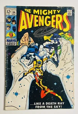 Buy Avengers #64 Marvel 1969 Like A Death Ray From The Sky ! 1st App. Barney Barton • 28.14£
