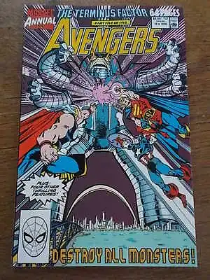 Buy MARVEL ANNUAL THE TERMINUS FACTOR Part 5 Of 5 AVENGERS No 19 1990  • 9.99£