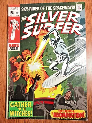 Buy Silver Surfer #12 Buscema Key VG+ Stan Lee Abomination Cover 1st Print Marvel • 39.73£