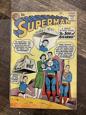 Buy Superman #140 Oct 1960  DC Comic 1st Blue Kryptonite & Bizarro Supergirl • 39.98£