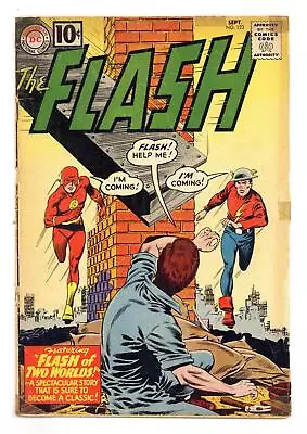 Buy Flash #123 GD 2.0 1961 1st SA App. Of GA Flash, 1st Mention Of Earth-2 • 650.55£