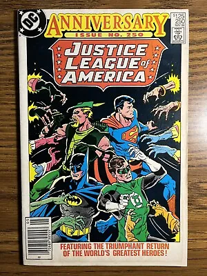 Buy Justice League Of America 250 Luke Mcdonnell Cover Gerry Conway Story Dc 1986 • 2.10£