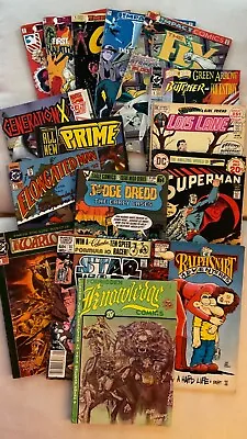 Buy Comic Bundle 16 War Lord,superman, Star Wars , & Rare Comic Forbidden Knowledge • 3£