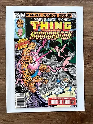 Buy Marvel Two-In-One # 62 NM- Comic Book Thing Moondragon Fantastic Four 24 J837 • 4.82£
