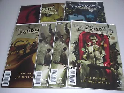 Buy The Sandman Overture, 1-6, Variant Cover, Gaiman, 2013, Vertigo, VG Condition • 3£
