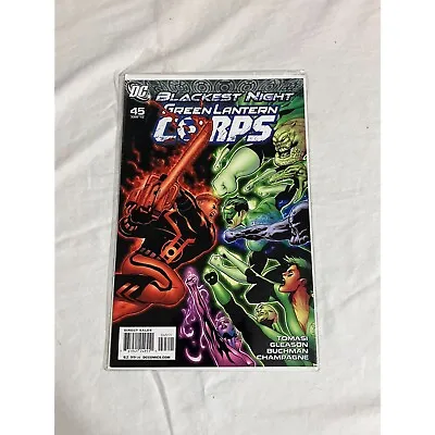 Buy Green Lantern Corps Blackest Night Comic Book 45 DC Comics Tomasi Gleason • 4.72£