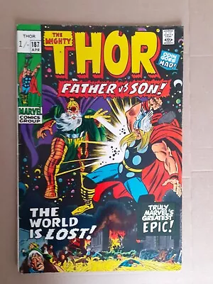 Buy The Mighty Thor No 187. Odin  Father Vs Son!  Loki App.  F/FV 1971 Marvel Comic • 24.99£