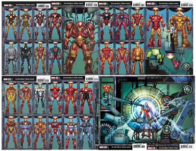 Buy Invincible Iron Man #1 2 3 4 5 6 7 8 Layton CONNECTING Cover SET Lot 2023 • 55.96£