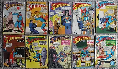 Buy Superman 1964-1965 ArVal Batman Luthor Brainiac Mxyzptlk Bizarro S-Pets #171-180 • 118.37£