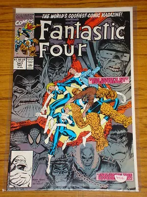 Buy Fantastic Four #347 Vol1 Art Adams Spiderman Wolverine Nm (9.4) December 1990 • 8.99£