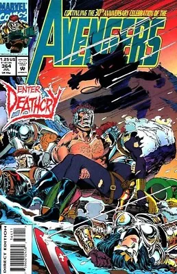 Buy AVENGERS #364 F/VF, Direct Marvel Comics 1993 Stock Image • 2.37£