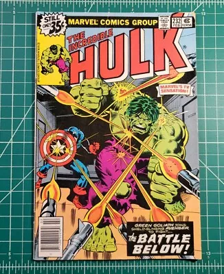 Buy Incredible Hulk #232 (1981) Marvel Captain America Roger Stern Sal Buscema FN/VF • 16.04£
