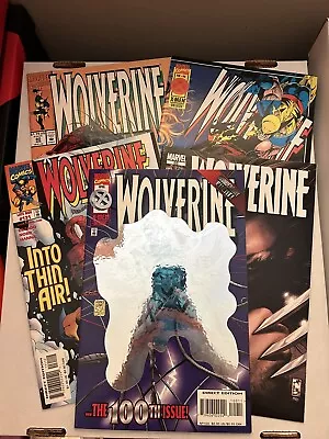 Buy Wolverine Marvel Comics Lot: 80, 90, 100, 131, 55(2007) Sabertooth, Cyber • 27.88£