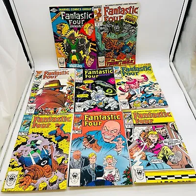 Buy Fantastic Four Comic Book 8 Issue LOT Straight Run 296-301, 320 Annual #16 VF+ • 35.38£