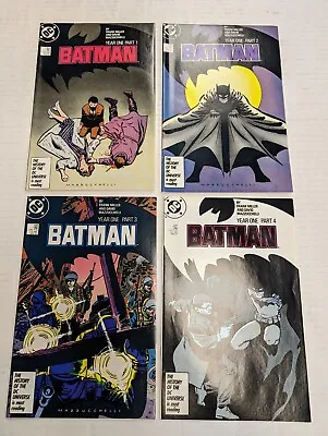 Buy Batman #404 405 406 407 | Year One | Frank Miller | DC Comics 1987 • 35.56£