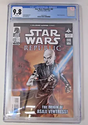Buy Star Wars Republic #60 2003 [CGC 9.8] Origin Asajj Ventress High Grade Key DH • 166.82£