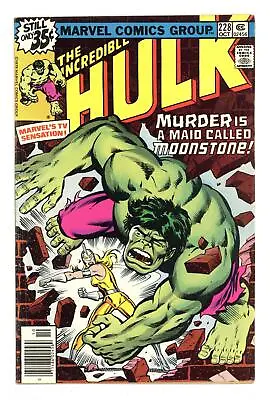 Buy Incredible Hulk #228 VG 4.0 1978 1st App. Moonstone • 20.50£