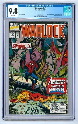 Buy Warlock #v2 #5 CGC 9.8 (1992) - Reprints Warlock #15 & Marvel Team-Up #55 • 63.21£