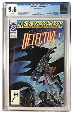 Buy Detective Comics #627 Anniversary Issue CGC NM+ 9.6 White Pages 4145487009 • 29.18£